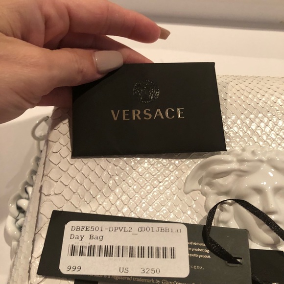 Versace Python Handbag - Picture 7 of 8